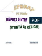 Disputa Dintre Stiinta Si Religie