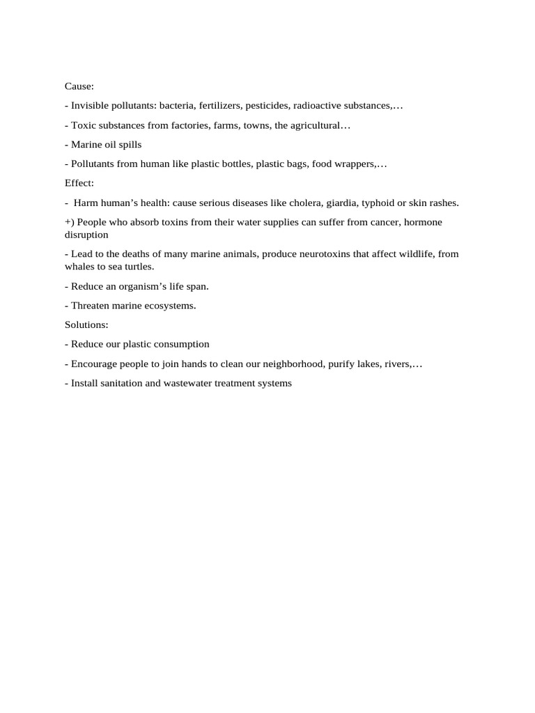 Pollution | PDF