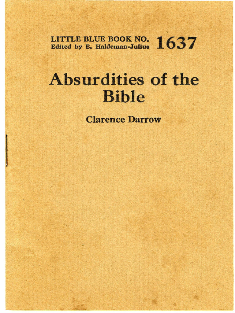 Critique of Biblical Absurdities | PDF | Adam | Jesus