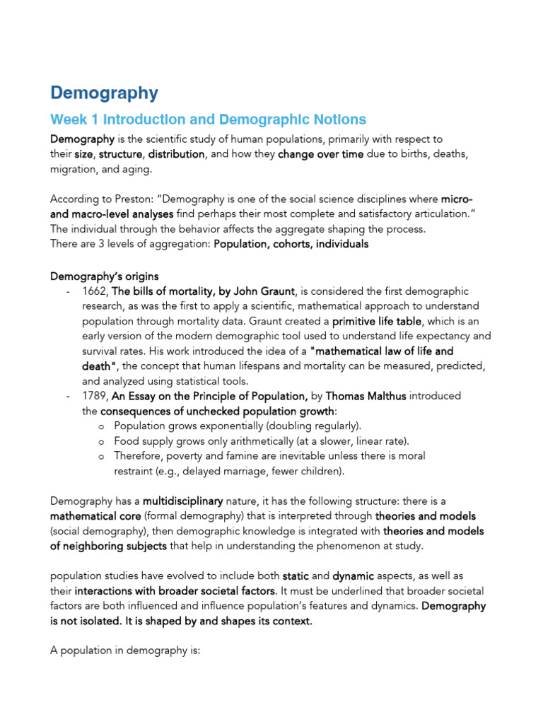 Demography | PDF | Cost Of Living | Total Fertility Rate