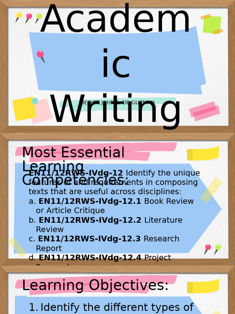 Academic Writing Essentials Guide | PDF | Critical Thinking | Argument