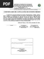 Atestado de Vaga Escolar para Aluno | PDF