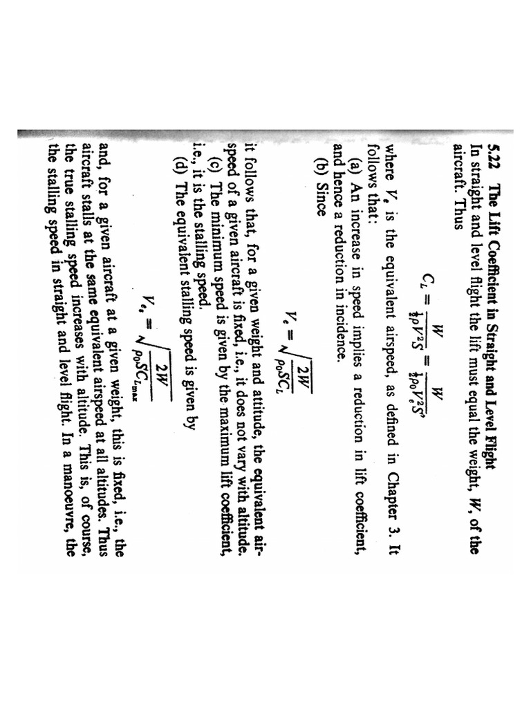 Clancy Aerodynamics Chapter-1 Supplementary Note | PDF