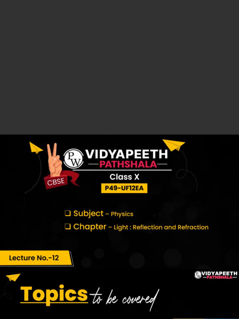 Light - Class Notes - P49-UF11EA 2025 | PDF