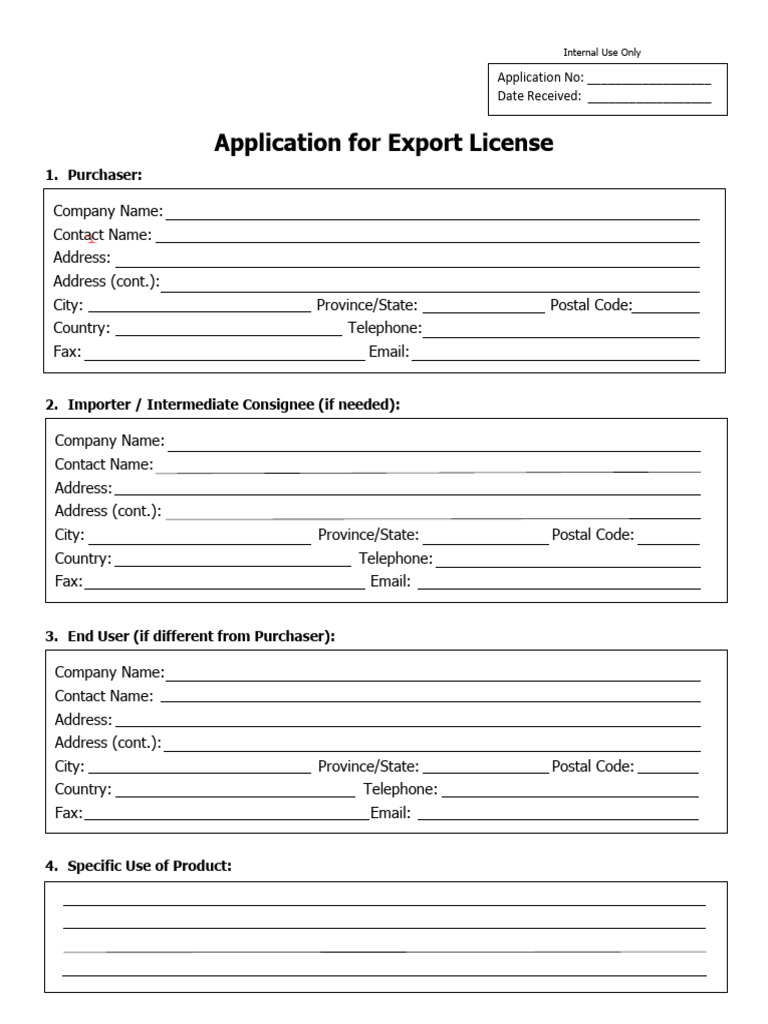 Export License Javc | PDF