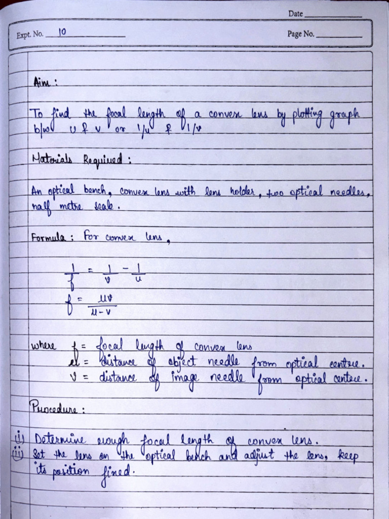 Physics Exp 10 | PDF