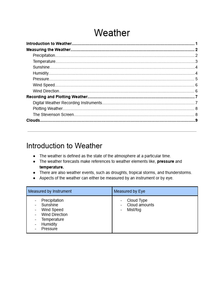 Geography Notes 2024 - 25 | PDF | Cloud | Humidity