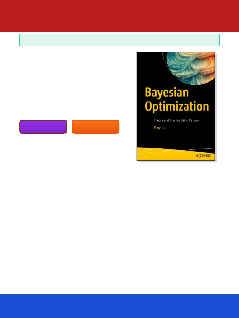 Bayesian Optimization: Theory and Practice Using Python 1st Edition ...