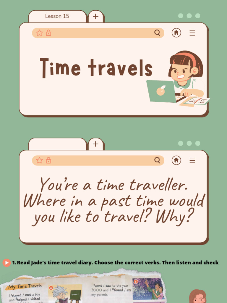 Time Travel Diary Lesson Plan | PDF