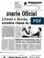 Decreto n° 18.594 de 17 de julho de 1995 - DIARIO OFICIAL DA ESTRUTURA DA SECRETARIA DE EDUCAÇÃO