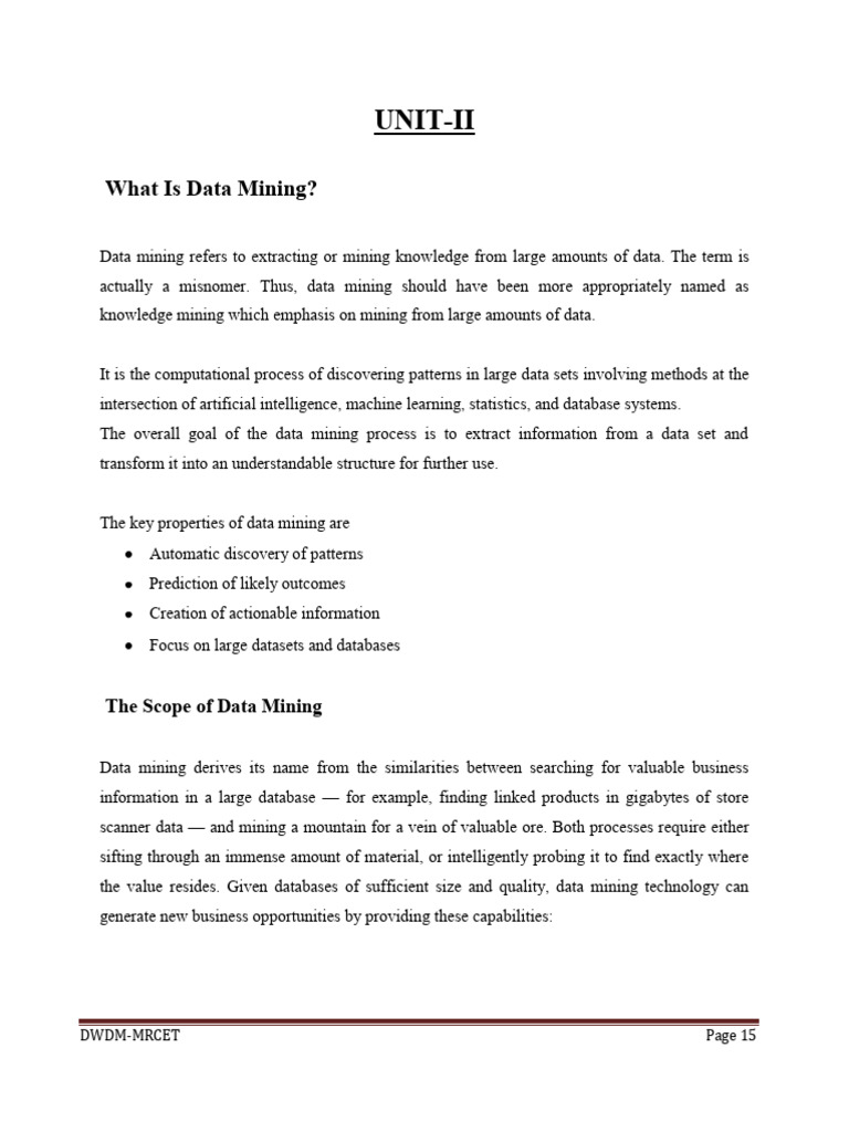 Understanding Data Mining Concepts | PDF | Data Mining | Outlier