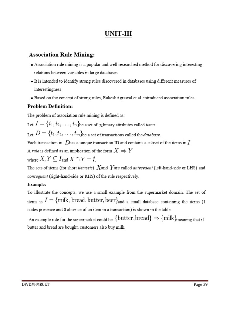 Association Rule Mining Explained | PDF | Applied Mathematics | Computing