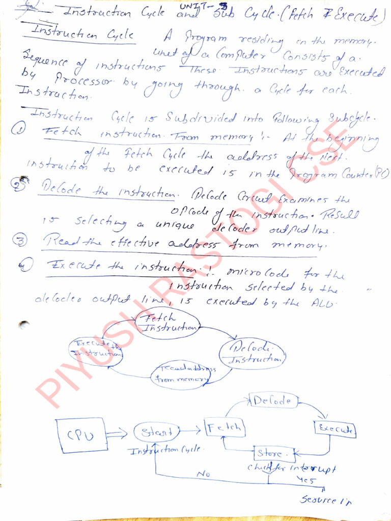 UNIT - 3 COA. by Piyush Rastogi MIT | PDF | Computer Architecture ...