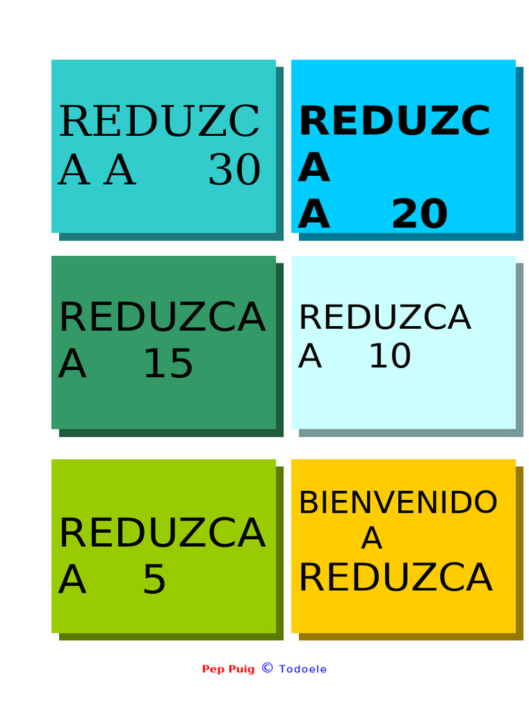 Reduzca Fichas1 | PDF