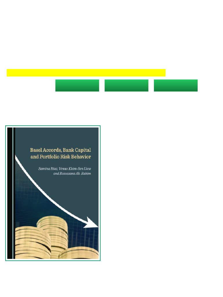 (Ebook) Basel Accords, Bank Capital and Portfolio Risk Behavior by ...