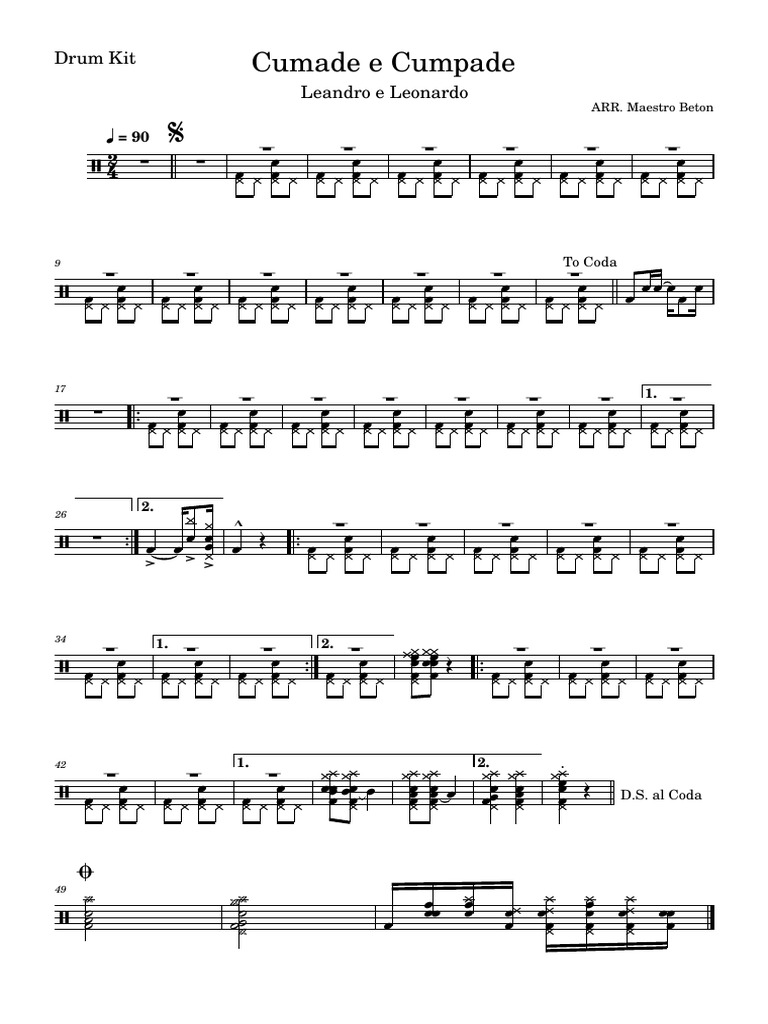 Cumpade e Cumade-Drum - Kit | PDF