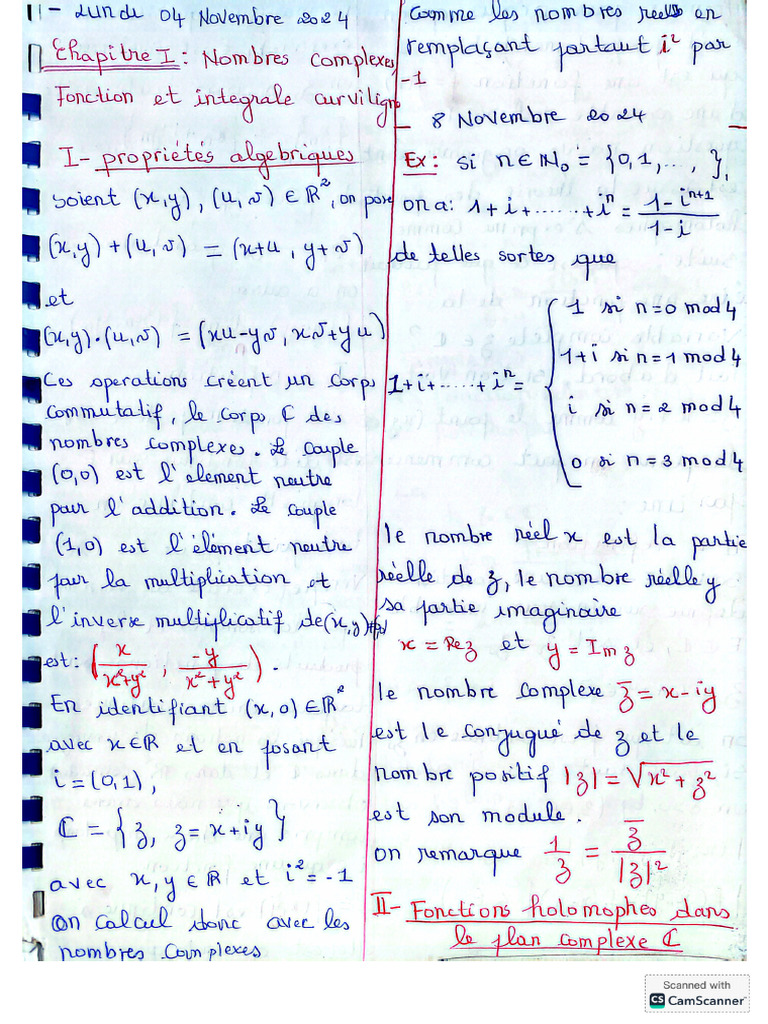 Analyse Complexe-1 | PDF