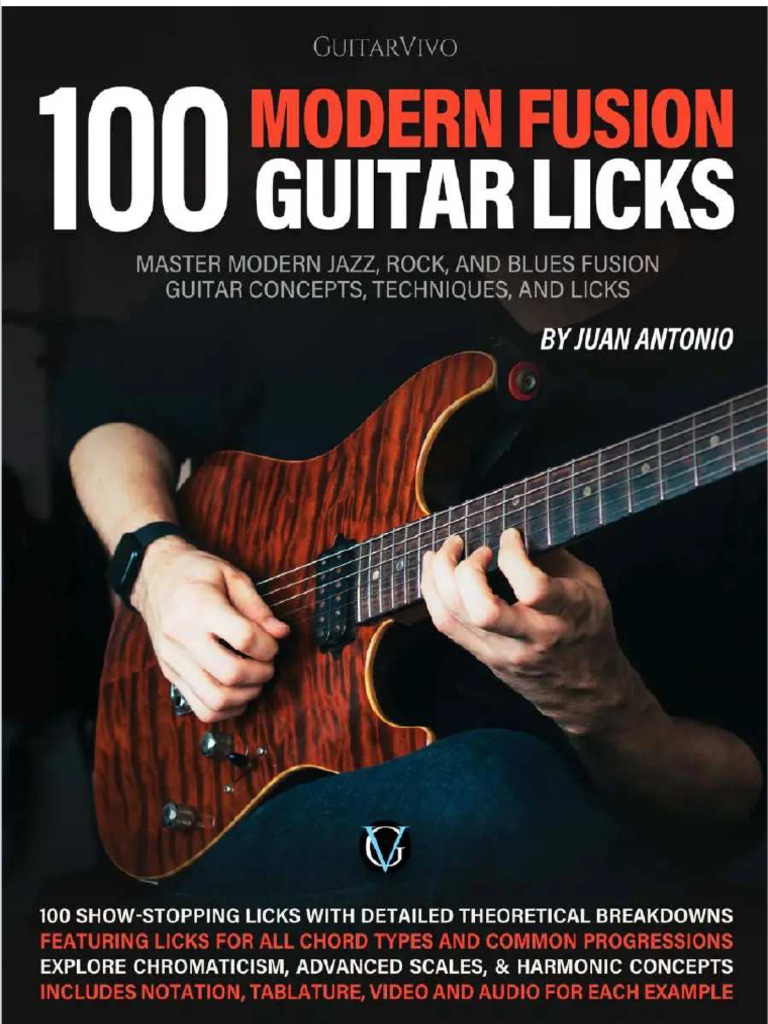 Juan Antonio - 100 Modern Fusion Guitar Licks | PDF