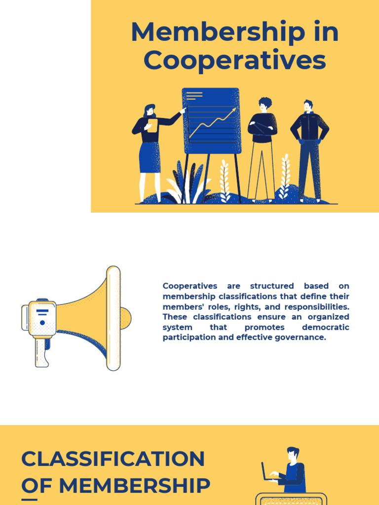 Classfication of Coop Membership | PDF | Cooperative | Governance