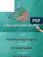 Waqas-Sub-Editing & Page Designing