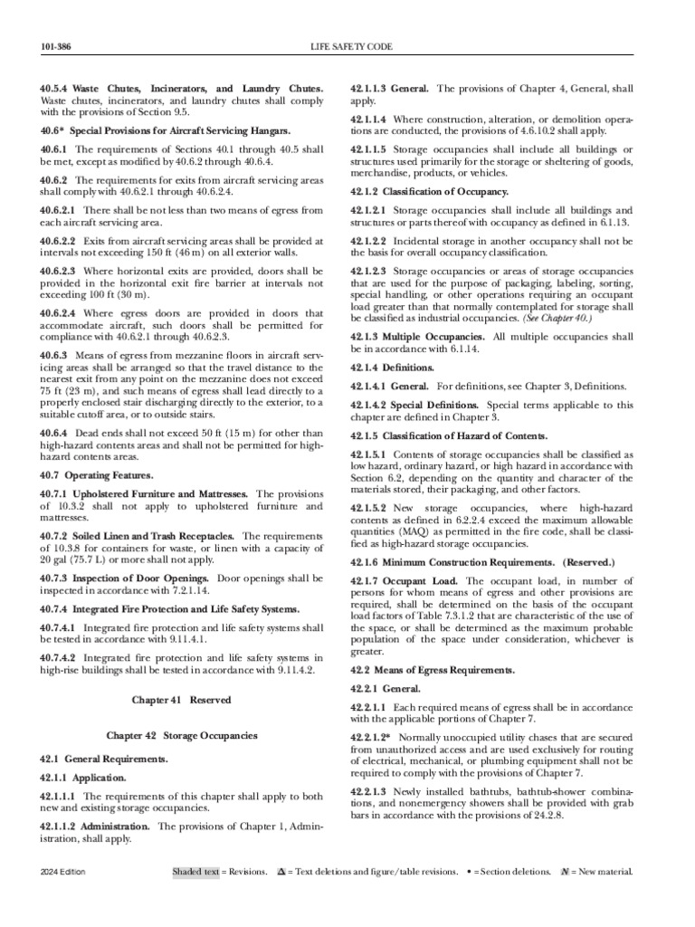 Life Safety Code: Storage Occupancies | PDF | Stairs | Fire Sprinkler ...