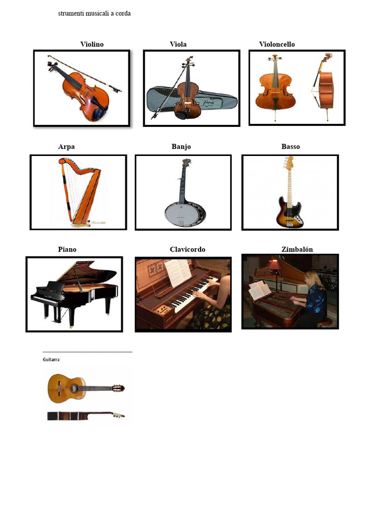 10 Strumenti Musicali A Corda | PDF