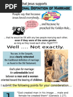 Would Jesus Support Same-Sex "Marriage"