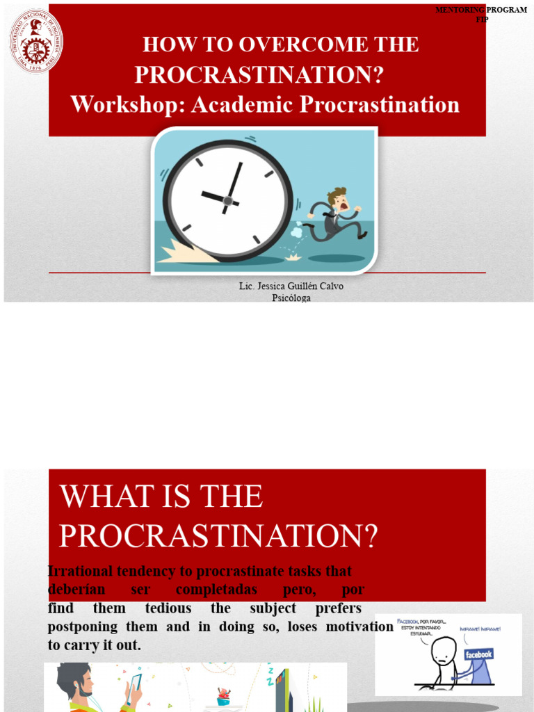 Overcoming Academic Procrastination Guide | PDF | Professional Skills ...