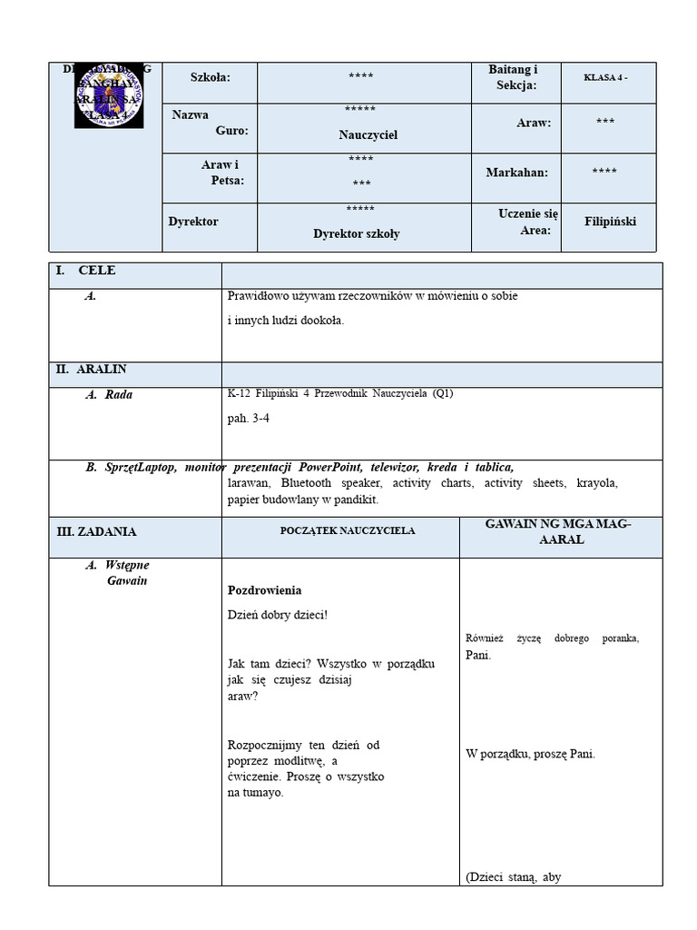 DLP Cot Pangngalan | PDF