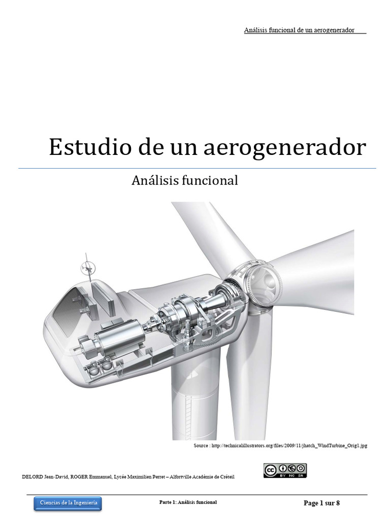 5660 4 Aerogenerador Análisis Funcional | PDF | Energía eólica | Herida