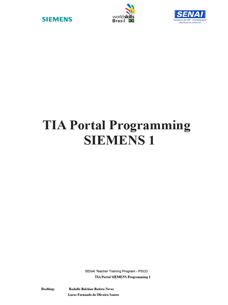 TIA Portal Programming for S7-1500 PLC | PDF | Programmable Logic ...
