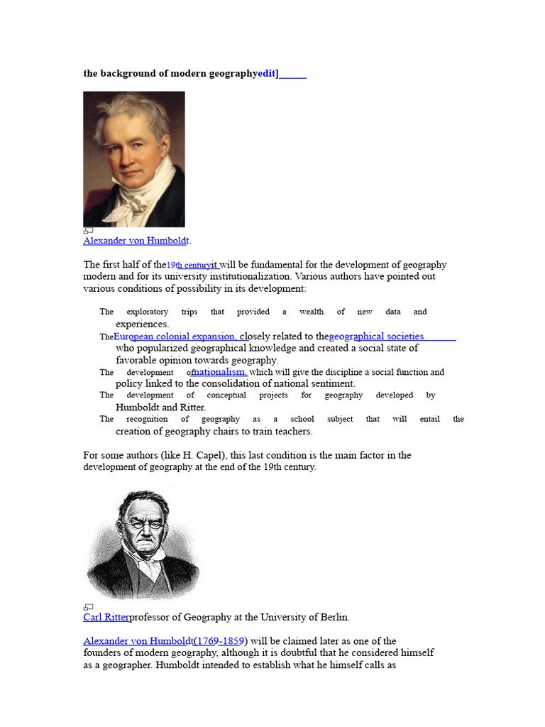 Evolution of Modern Geography History | PDF | Latitude | Equator