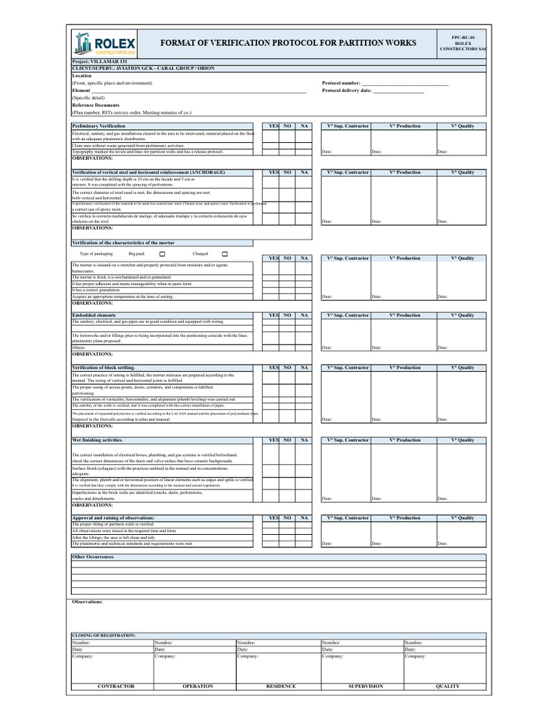 Protocol Release Partition Set | PDF | Building Materials | Building ...