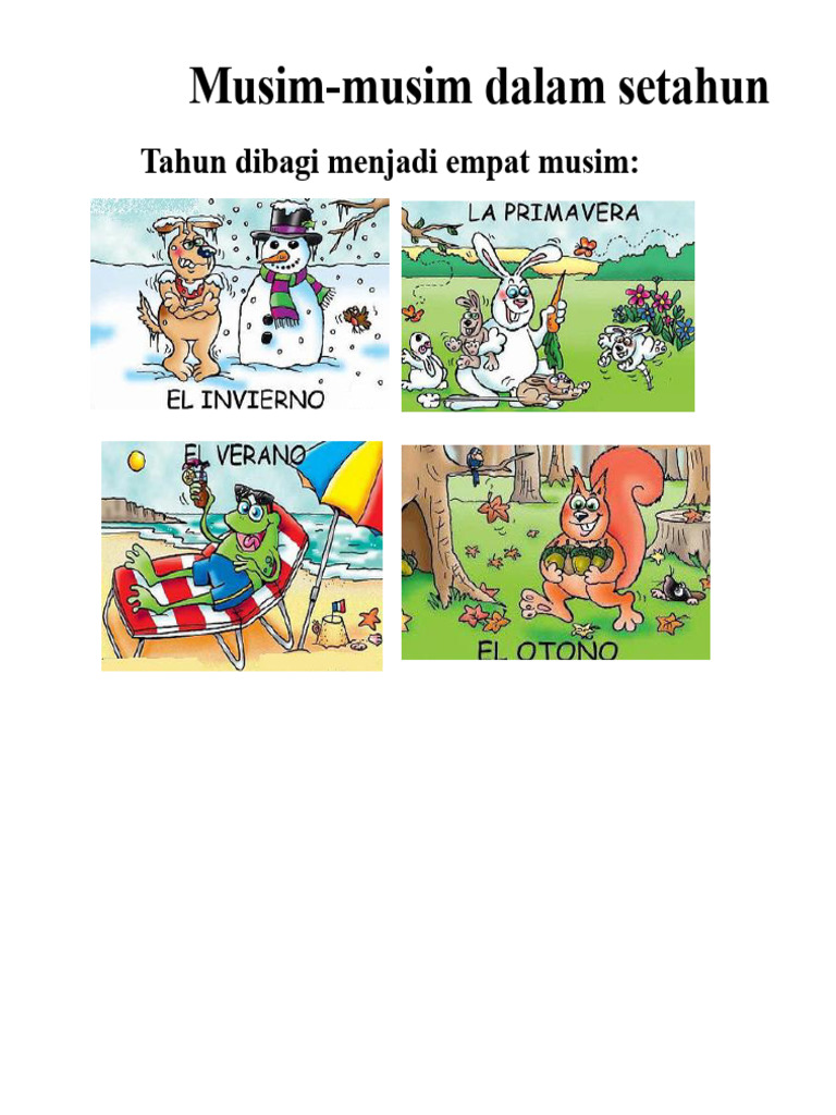 Empat Musim dan Karakteristiknya | PDF