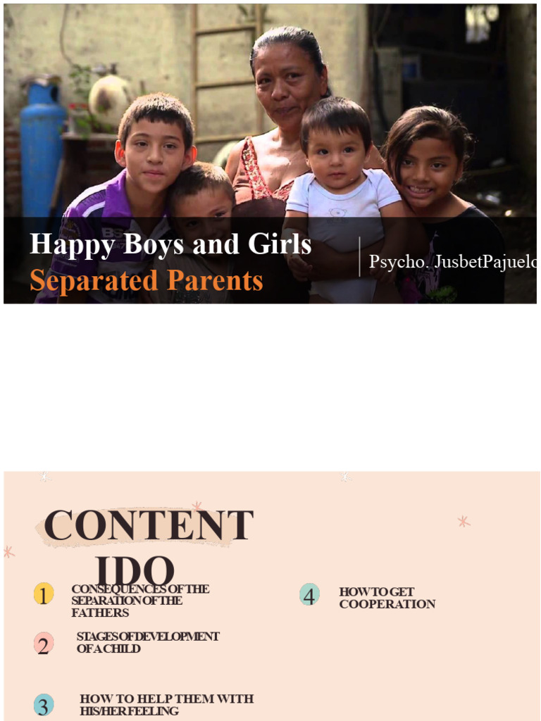 Child Development After Parental Separation | PDF | Child Development ...