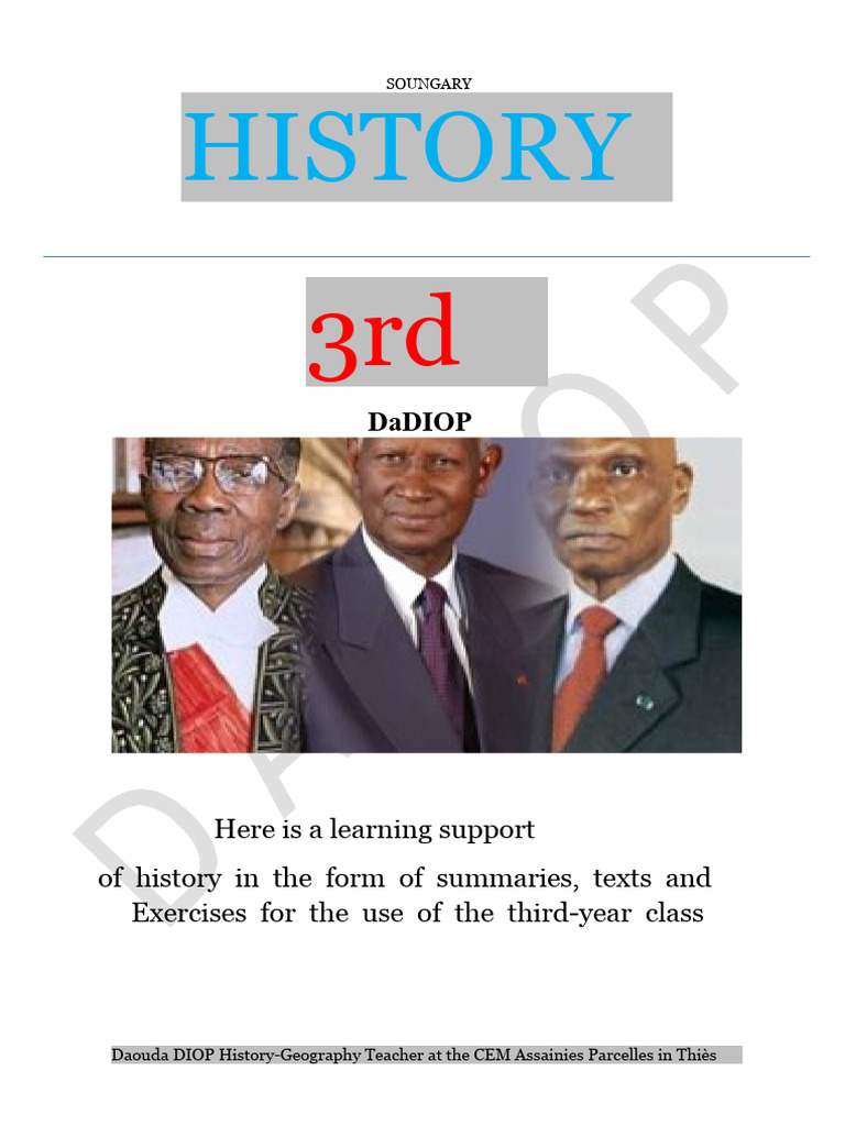 History Learning Support for 3rd Year | PDF | Socialism | Capitalism