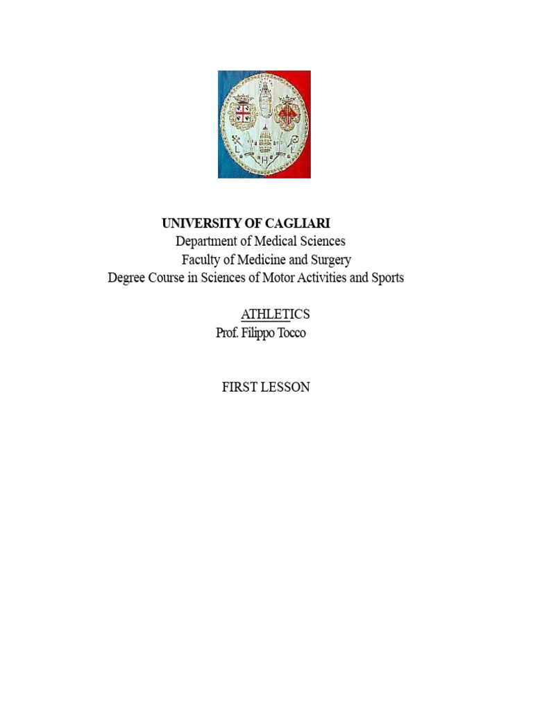 Athletics Notes | PDF | Track And Field | Athletic Sports