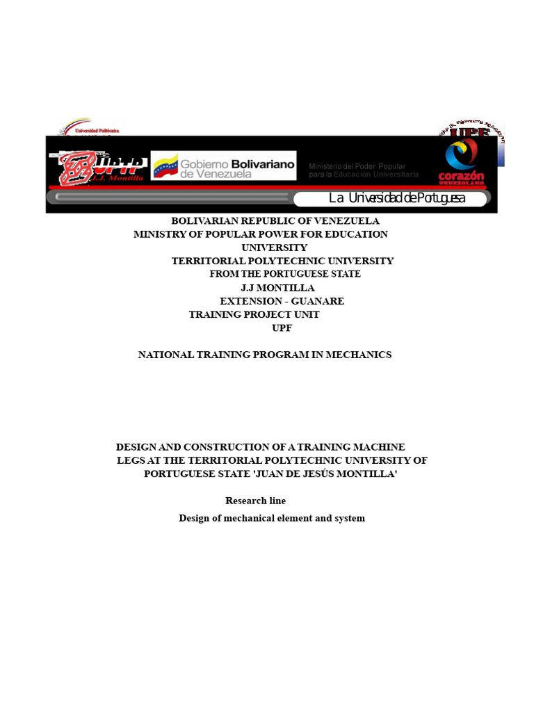 Leg Exercise Machine Design Project | PDF | Well Being | Knowledge