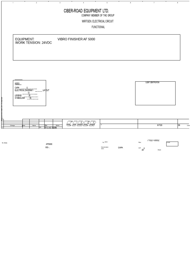 AF5000 Electrical Circuit Diagram | PDF | Vehicle Technology | Electric ...
