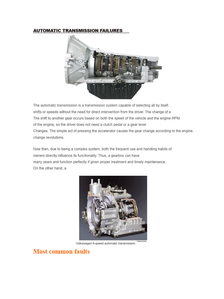 What Is The Most Common Cause Of Automatic Transmission Failure