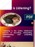 What Is Listening?