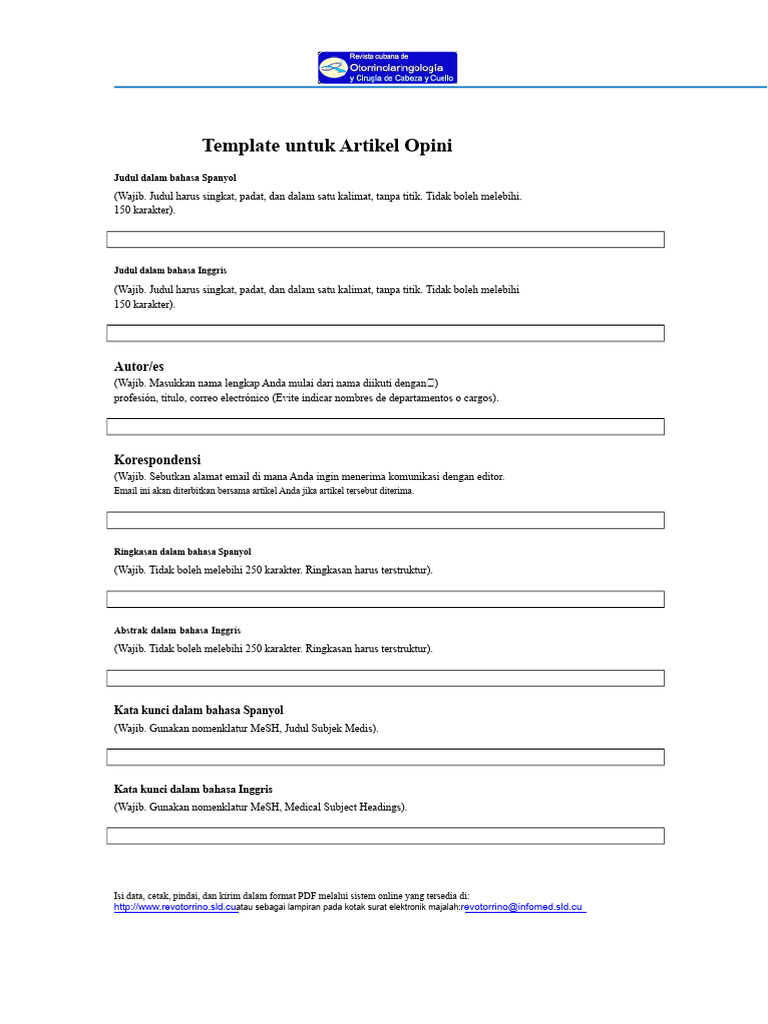 Panduan Penulisan Artikel Opini | PDF