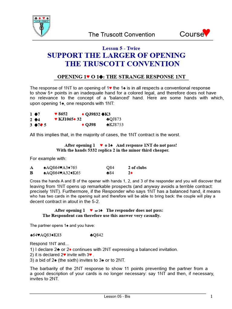 Understanding the Truscott Convention | PDF