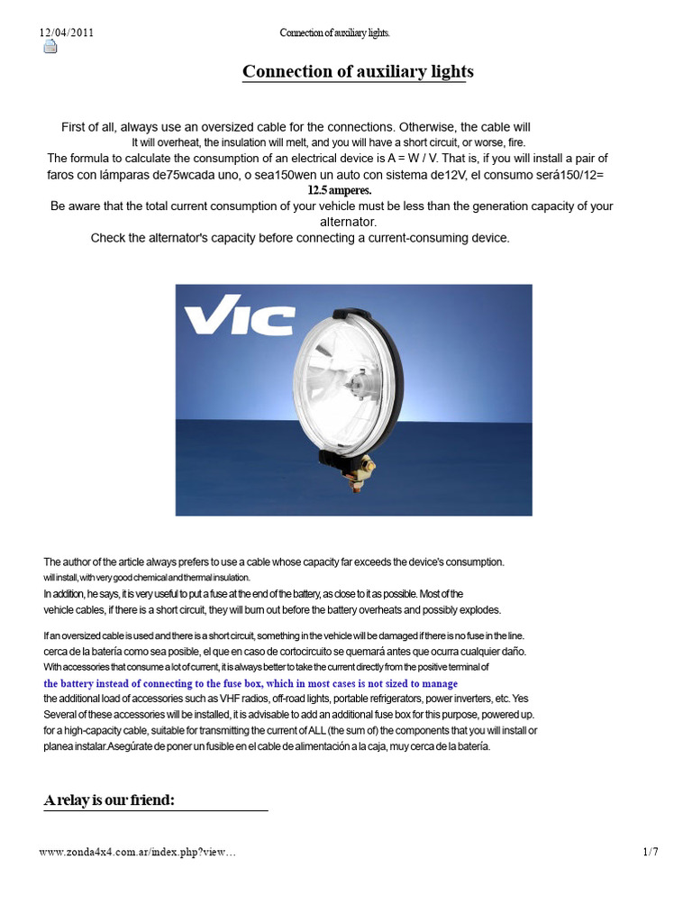 Auxiliary Light Wiring Guide | PDF | Electrical Connector | Electrical ...