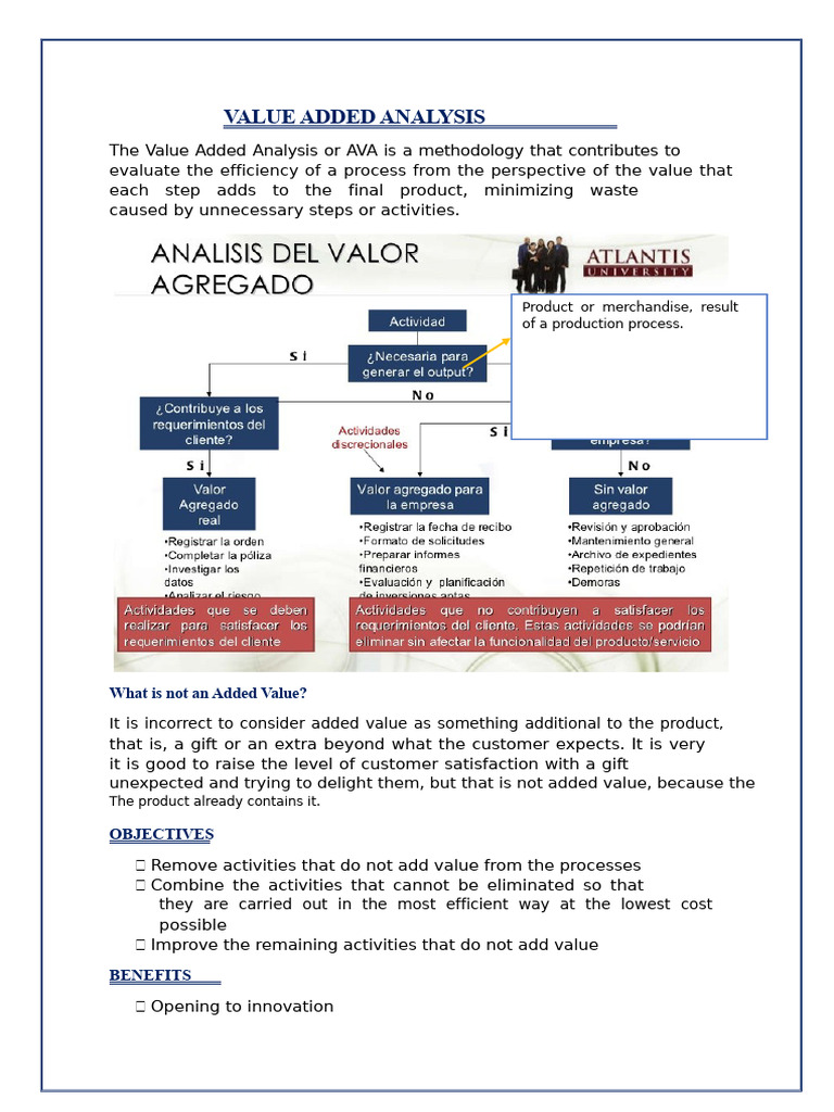 Value Added Analysis | PDF | Methodology | Business
