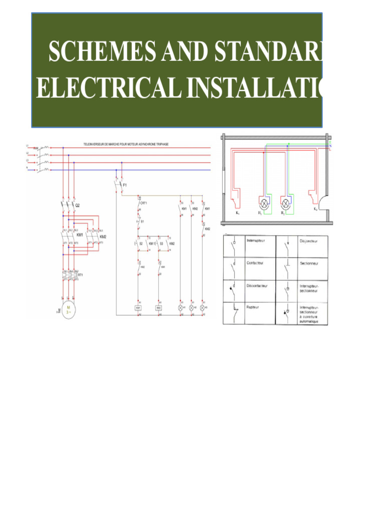 Electrical Installation Schematics Guide | PDF | International ...
