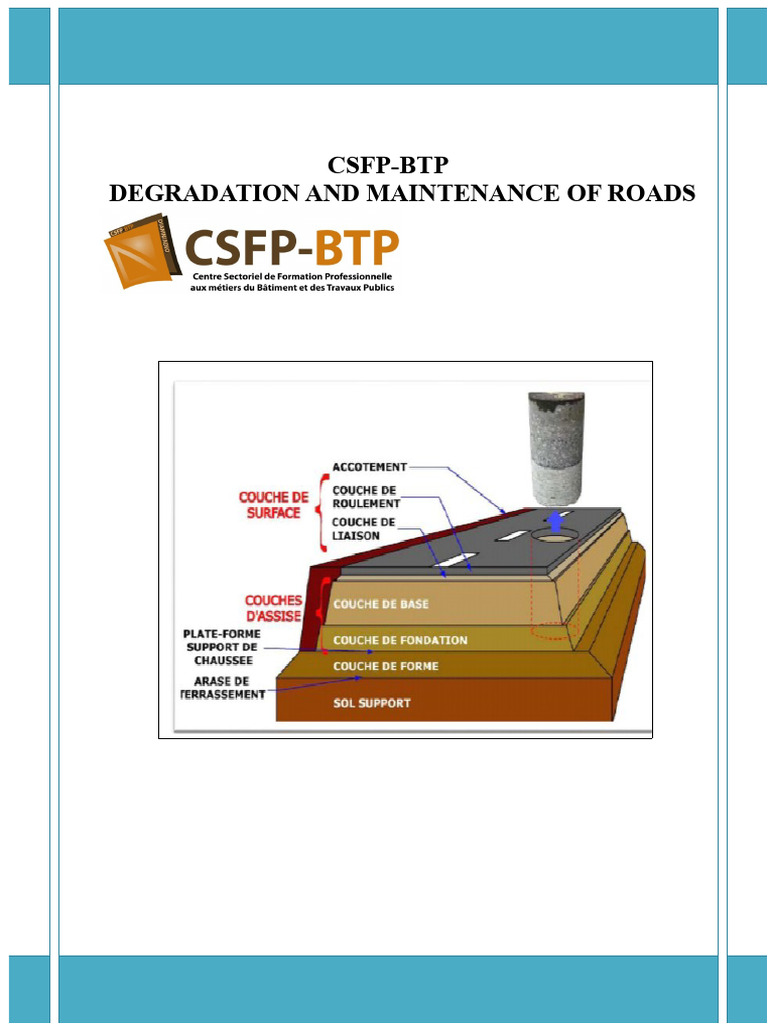 Roadway Degradation and Maintenance Guide | PDF | Road Surface | Road