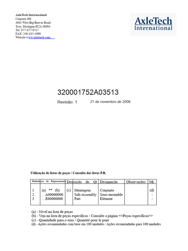 Manual Axletech | PDF