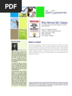 Download Book Summary - Who Moved My Cheese by kncpani SN95450367 doc pdf