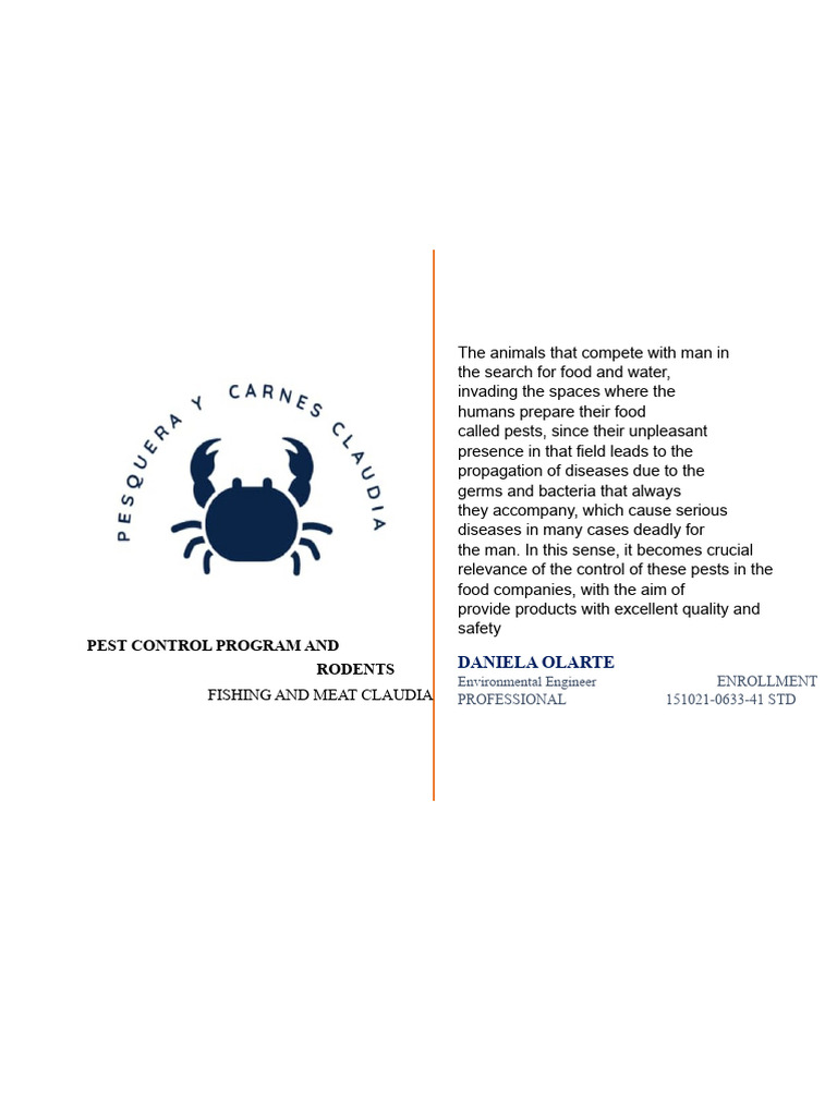 Pest and Rodent Control Program Guide | PDF | Pest Control | Mosquito